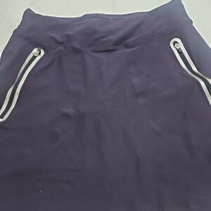 Nike Purple  Skort with Zipper Accents